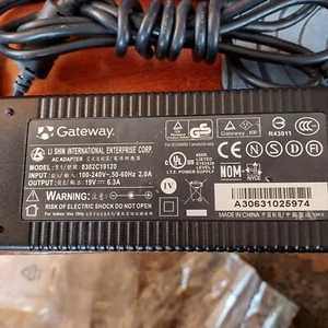 Gateway AC Adapter Model 0302C19120 with Output 19V 6.3A |#8818 - Picture 1 of 5