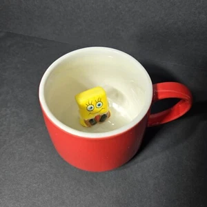 Taza Nickelodeon Bob Esponja Pantalones Cuadrados 12 OZ con Bob Esponja Interior Cerámica - Imagen 1 de 7