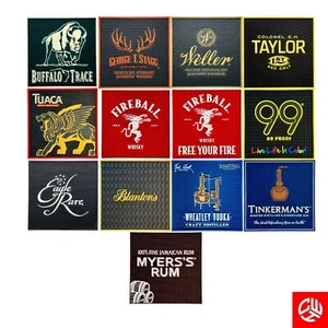 Alfombra de barra Service Well 12x12 - Buffalo Trace Blanton's Fireball Weller Brands - Imagen 1 de 27