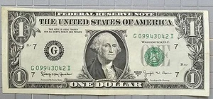 $1 US dollar Barr Alignment Error Chicago Mint - Picture 1 of 4