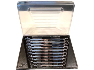 Snap On NEW SOEXM710 100 Anniversary 10 Piece Flank Drive Plus Metric Wrench Set - Picture 1 of 11