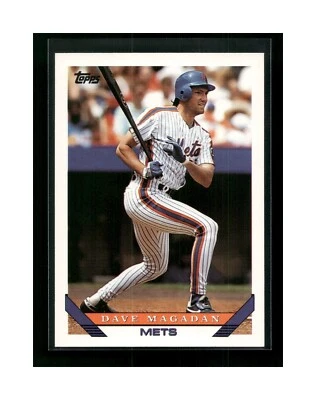 1993 Topps New York Mets Baseball Card #578 Dave Magadan - Image 1 of 2