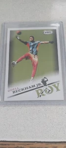 ODELL BECKHAM JR (New York Giants) 2015 SAGE HIT ROOKIE OF THE YEAR CARD #ROY - Picture 1 of 2