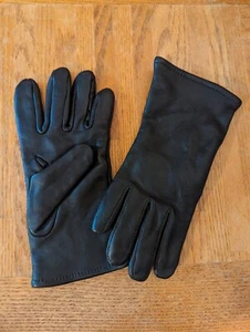 GLOVES, UNISEX, BLACK, LEATHER, DRESS SIZE: 6, NSN: 8440-01-161-7129 - Picture 1 of 1
