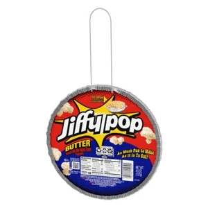 (6 pack) JIFFY POP Butter Flavored Popcorn, Stovetop Popping Pan, 4.5 oz. - Picture 1 of 8