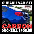 Real Carbon Rear Duckbill Boot Lip Spoiler For Subaru Impreza 2015 Vab Sti