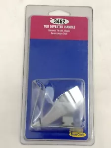 Tub Diverter Handle #3462 Universal Fit w/ Adapter BrassCraft Lever Canopy Style - Picture 1 of 5
