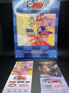 2000 - California Speedway - NAPA Auto Parts 500 Official Program & Ticket stub - Picture 1 of 5