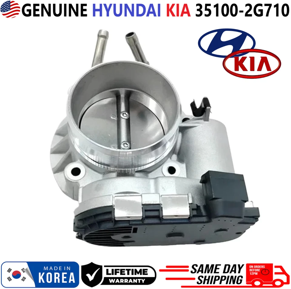 Cuerpo de acelerador GENUINO para Hyundai Kia 2011-2016 2,0 L 2,4 L 2,7 I4 V6, 35100-2G710 Foto 1 de 4