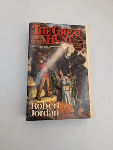 The Great Hunt Robert Jordan 1st Edition 1990 Wheel of Time Book 2 Fantasy TOR - Bild 1 von 6