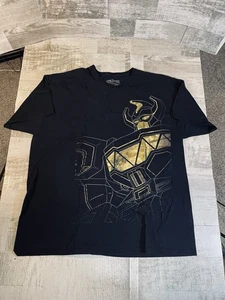 Camiseta negra Power Rangers para hombre 2XL dorada Megazord caja de botín dibujos animados retro - Imagen 1 de 6
