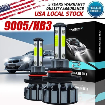 Pair 9005 HB3 LED Fog lamps Bulbs Kit Fit For Dodge Charger 2011-2014 2016-2021 - Image 1 of 4