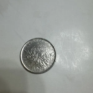 MONEDA FRANCIA 5 FRANCOS 1971 CIRCULADA, se vende tal cual - Imagen 1 de 14