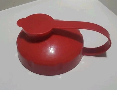 Vtg Rubbermaid Lid 1C95 Replacement Lid Maroon Flip Top 2.75" - Image 1 of 4