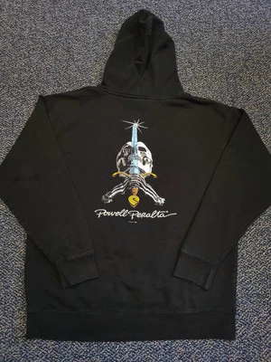 Powell Peralta Hoodie Size Large Skateboard Skate Bones Brigade 2009 - Image 1 of 4
