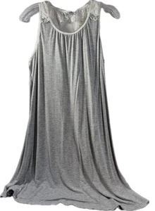 Vestido Ekouaer Mujer Mediano Sin Mangas Camisón Prendas para Dormir Rayón Pijama Encaje - Imagen 1 de 7