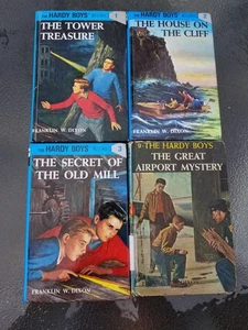 The Hardy Boys Books 1 2 3 9 Vintage Hardback - Picture 1 of 6