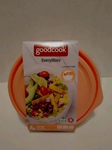 Goodcook Everyware Large Bowls 6.2 Cups Set of 4 Clear Bottom/Purple Snap On Top - Picture 1 of 8