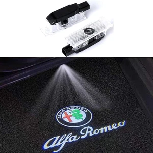 2 Pezzi Illuminazione Portiera Auto Logo Di Benvenuto Definizione Ombra Fantasma - Foto 1 di 12