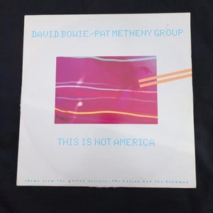 DAVID BOWIE & PAT METHENY - THIS IS NOT AMERICA (1985 12" VINYL SINGLE 12EA190 - Picture 1 of 4