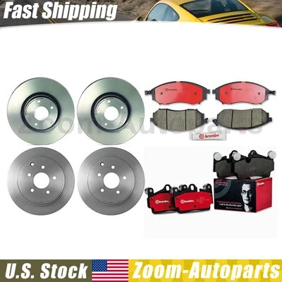 Kit de pastillas de freno delanteras traseras Brembo OE para Infiniti FX35 2010 2011 Foto 1 de 4