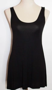 Sarah Pacini womens Size 1 (S) A-Line Black Sleeveless Top Italy - Picture 1 of 5