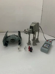 Vintage 1995 Galoob Star Wars Micro Machine AT-AT Darth Vader Tie Fighter BD - Picture 1 of 7