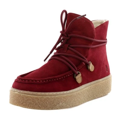 Botas para mujer Hush Puppies Bridget Chukka rojo ruibarbo talla 9 W Foto 1 de 4
