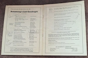 1965 Firmado Albert Finney John Savident Pavilion Teatro Programa Bournemouth - Imagen 1 de 7