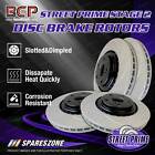 Bcp Front + Rear Slotted Disc Brake Rotors For Suzuki Swift Sf413 Gti 89-94