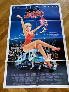 1982 JINXED One Sheet Poster 27"x41" Bette Midler LAS VEGAS CASINO COMEDY Folded - Picture 1 of 3