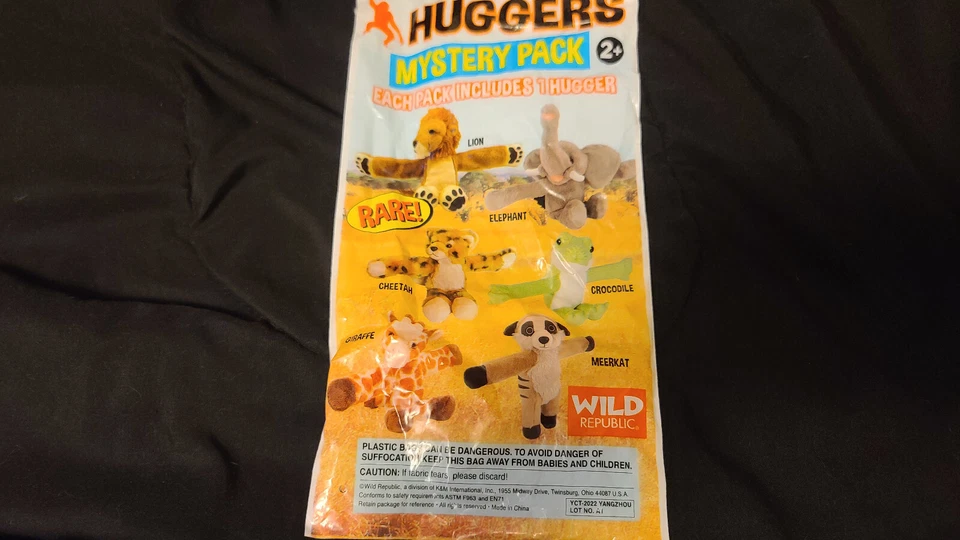 Wild Republic Huggers Safari Plush Slap Bracelet You Pick - Image 1 of 1