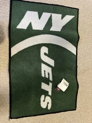 Alfombra de fanático de los New York Jets NFL, alfombra de acento, alfombra de baño, alfombra de dormitorio 20x30" Foto 1 de 3