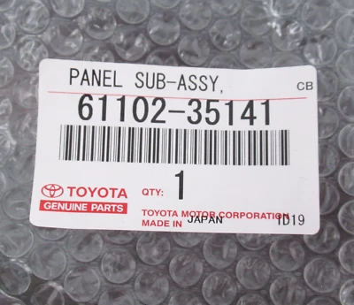 Panel de guardabarros superior delantero derecho conductor Toyota 61102-35141 original OEM 2011-2014 FJ Foto 1 de 4