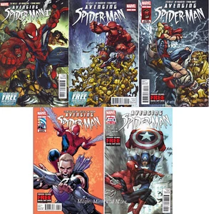 AVENGING SPIDER-MAN (5) Comic run #1 2 3 4 5 1st print Zeb Wells Joe Madureira - Picture 1 of 1
