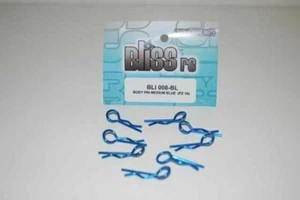 BLISS-RC - KAROSSERIESTOPPER SMALL (10 STÜCK) BLAU - BLI004BL - - Bild 1 von 1