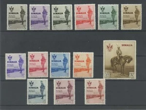 KOLONIEN SOMALIA 1935 KÖNIG IN SOMALIA 14V. ** CERT. - Bild 1 von 1