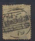 GB Stamps 1877 4d Sage Green Plate15 Used with Edinburgh pmk SG153 (P15) CV £325