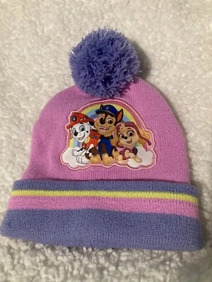 Paw Patrol Beanie -Toddler Size -hat -Pink/Purple Nickelodeon -New -Free S/H! - Image 1 of 2