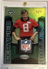 2023 Panini Certified Aaron Rodgers BALLERS 1/1 TAG NFL SHIELD JETS Mirror BLACK