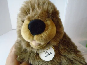 Build A Bear Marmota 16" Peluche Animal Primavera está Cerca Collar Etiquetas de Juguete - Imagen 1 de 10