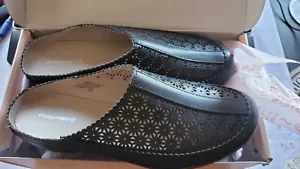 Easy Spirit Women's Dusk Slip-ons Mules Dark Blue Size 8.5 W NEW - Picture 1 of 3