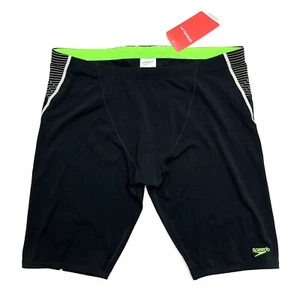 Speedo Men's Park Jammer Knee-Length Swim Shorts Black Size AUS 20 - Bild 1 von 6