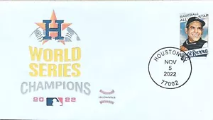AFDCS Serie Mundial 2022 Houston Astros Champions con sello Yogi Berra - Imagen 1 de 1