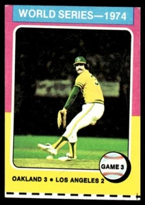 1975 Topps Minis World Series Spiel 3 - Rollie Fingers Oakland Leichtathletik/Los - Bild 1 von 2