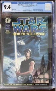 Star Wars Heir To The Empire #1 CGC 9.4 1st Mara Jade & Grand Admiral Thrawn - Bild 1 von 1