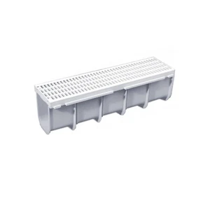 Canaletta Modulare Acqua Piovana Kit Canalina completa con griglia 13X50 H 14 - Foto 1 di 2