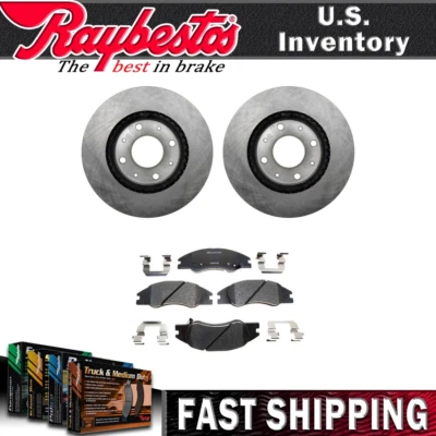 Rotores de freno delanteros y pastillas de freno de cerámica con herrajes para Kia Spectra5 2005-2009 Foto 1 de 4