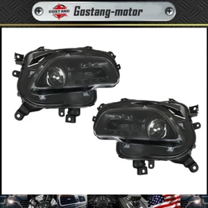 Faros proyectores negros izquierda+derecha tipo halógeno para Jeep Cherokee 2014-2018 - Imagen 1 de 13