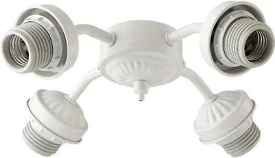 2444-808 Traditional LED Fan Light Kit from Fitters Studio White Collection in W - Image 1 of 3